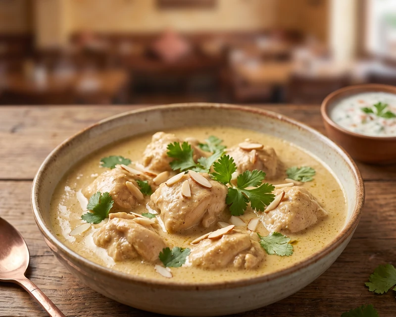 Murgh Chicken Korma in a creamy cashew gravy at Desi Swag East Indian Cuisine, St. Vital, Winnipeg